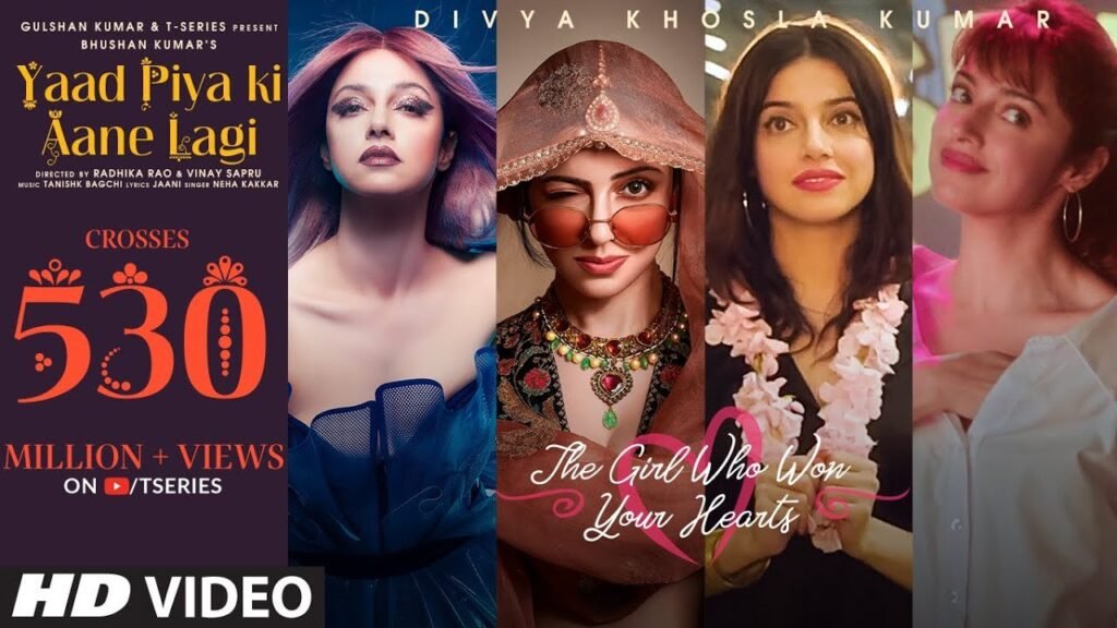 yaad piya ki aane lagi new version lyrics and whatsapp status:- Divya Khosla Kumar |Neha K,Tanishk B,Jaani-T series